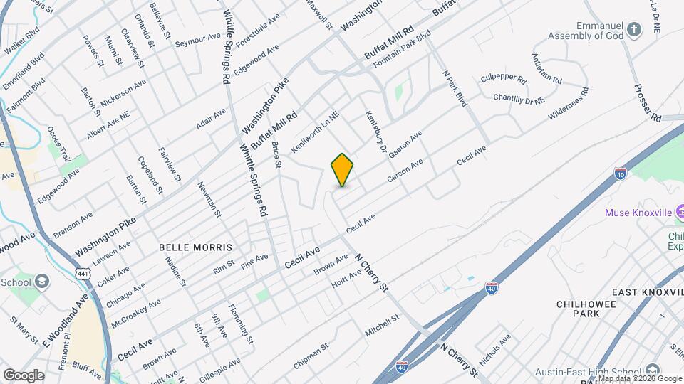 2612 Gaston Ave Map and Location Details