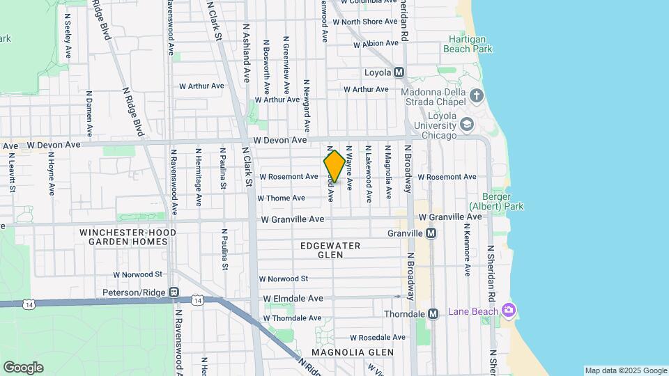 6247-6249 N Glenwood Ave Map and Location Details