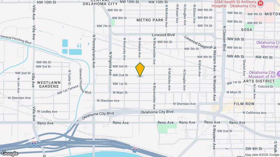 212 N Indiana Ave Mapa y Detalles de la Ubicación