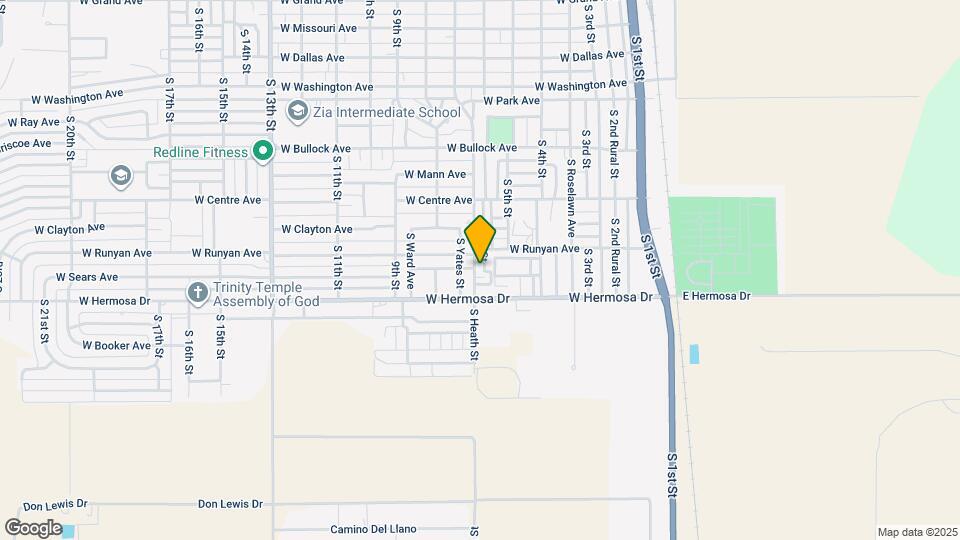 1108 S Heath St Map and Location Details