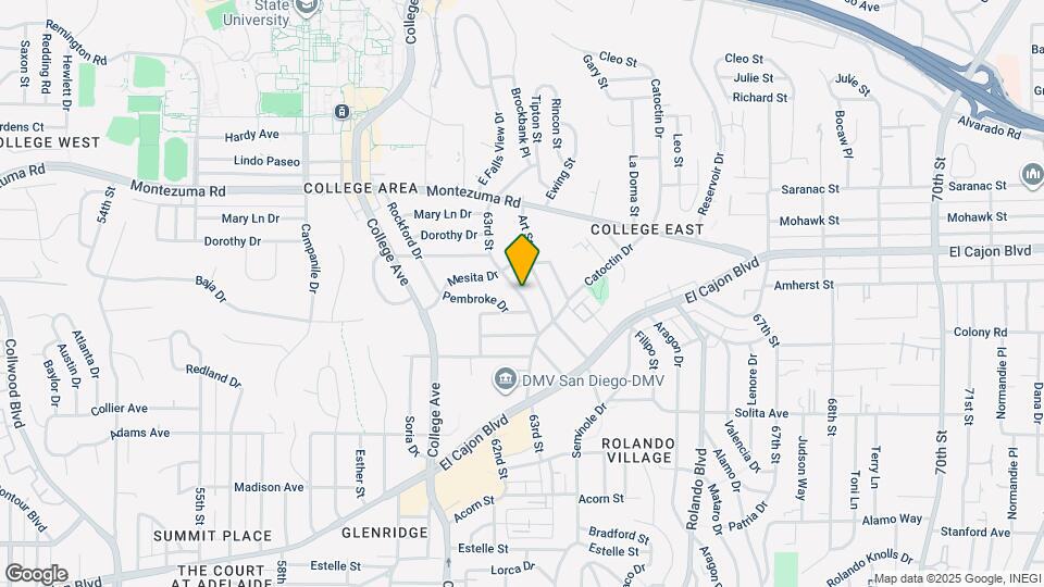 4923 63rd St Map and Location Details