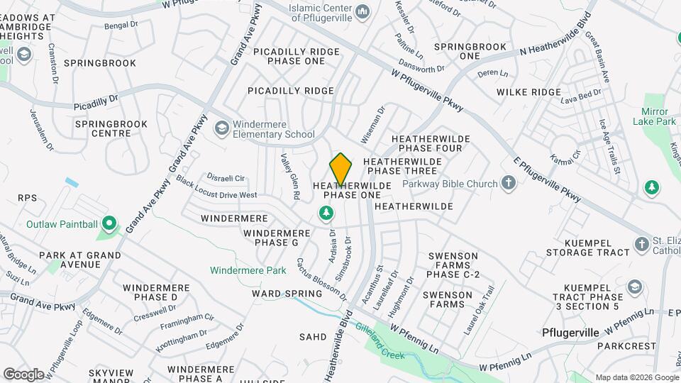 17127 Ardisia Dr Map and Location Details