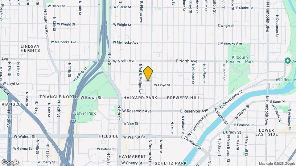 2101 N Dr Martin Luther King Map and Location Details