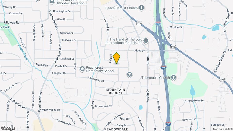 3245 Tulip Dr Map and Location Details