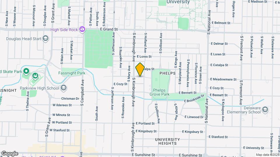 620 E Meadowmere St Map and Location Details