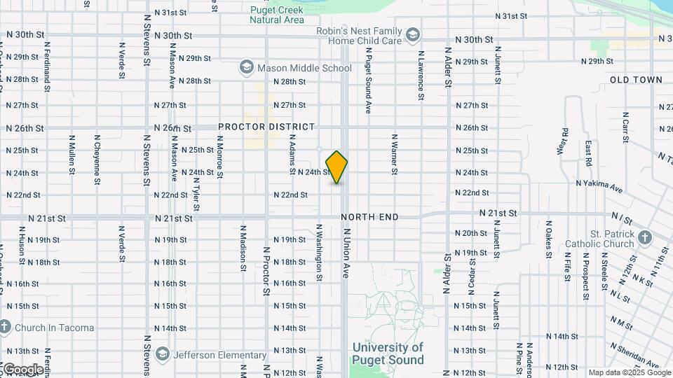 2204 N Union Ave Map and Location Details