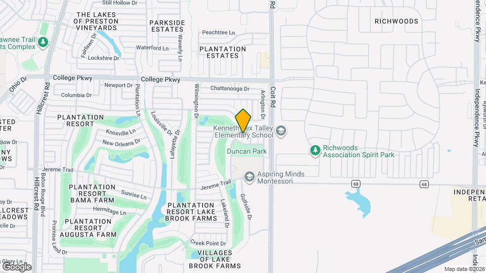 5814 Norfolk Ln Map and Location Details