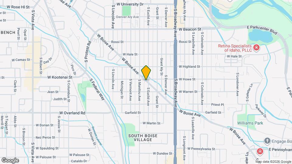 1601 S Euclid Ave Map and Location Details