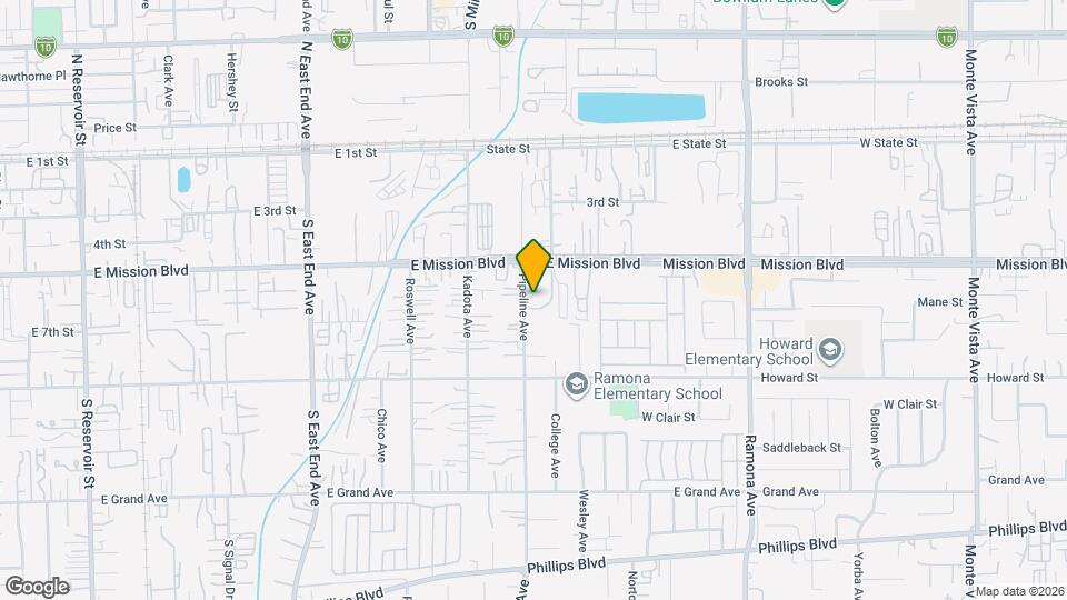 10967 Pipeline Ave Mapa y Detalles de la Ubicación