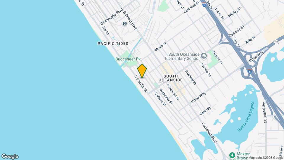 1702 S Pacific St Mapa y Detalles de la Ubicación