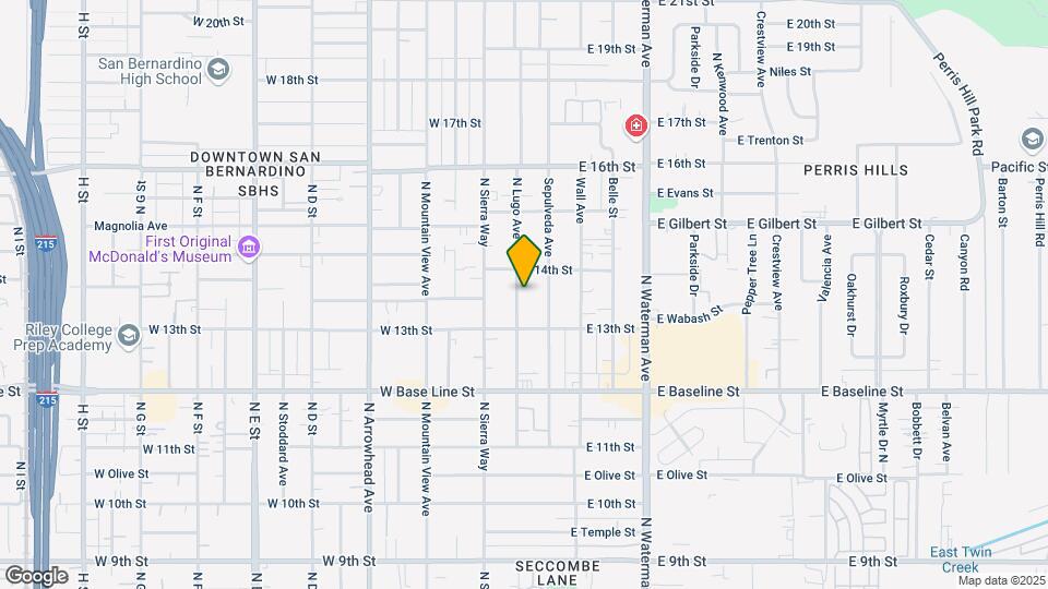 1355-1361 Lugo Ave Map and Location Details