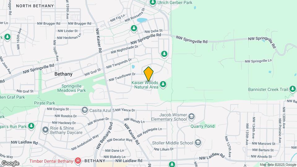 14810 NW Deerfoot Ln Map and Location Details