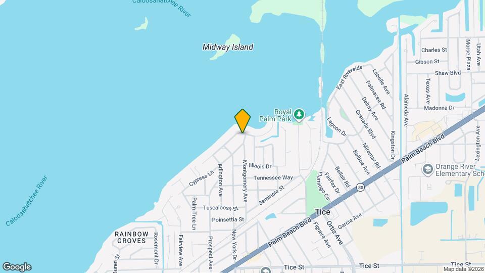 4474 E Riverside Dr Map and Location Details