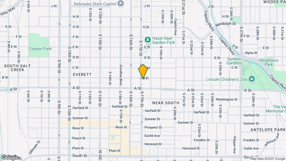 1701 B St Map and Location Details