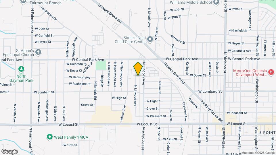 2325 N Linwood Ave Map and Location Details