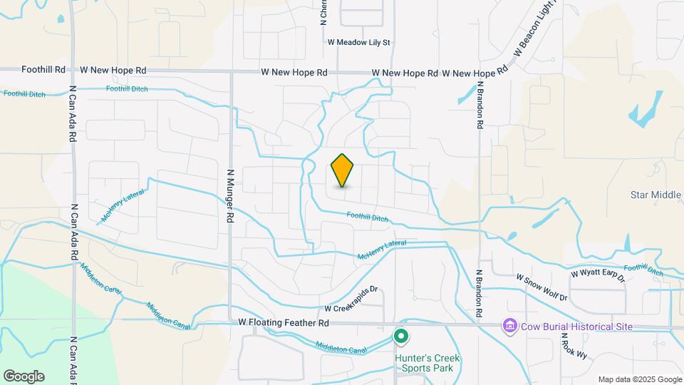 2249 N Cold Creek Ave Map and Location Details