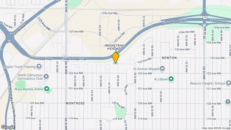 12228-12260 60 St NW Map and Location Details