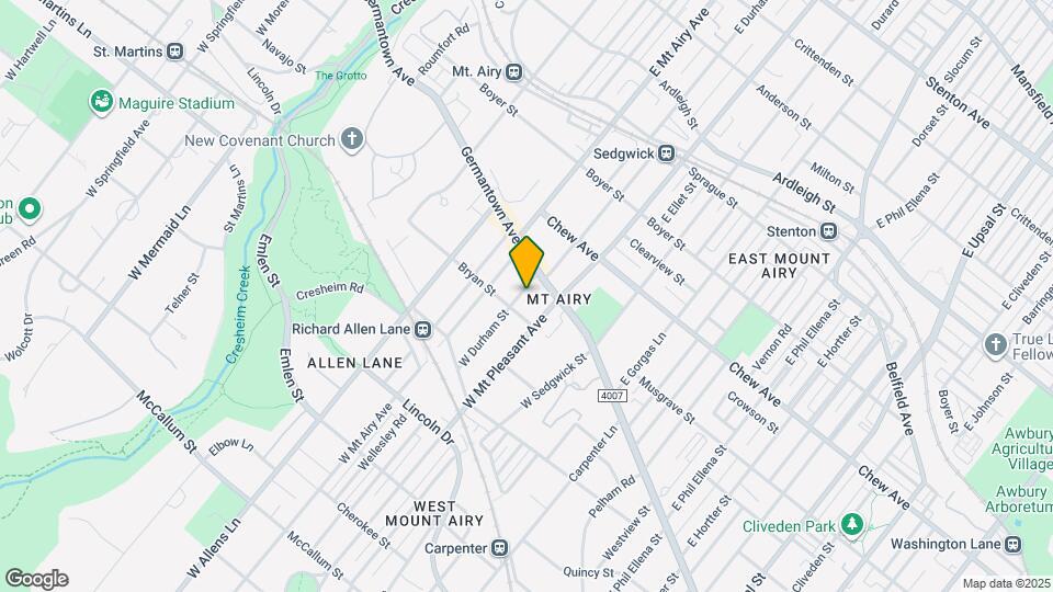 34 W Durham St Map and Location Details