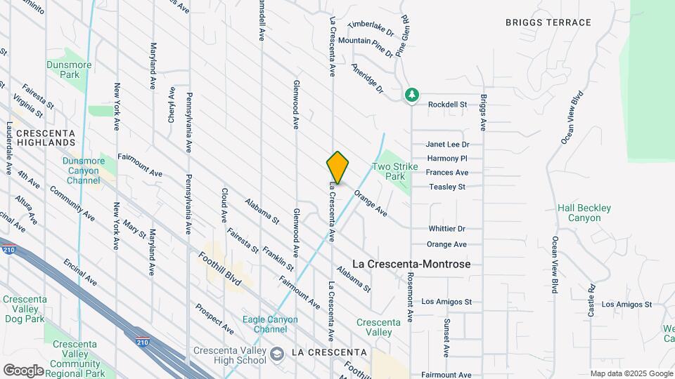 4932 La Crescenta Ave Map and Location Details