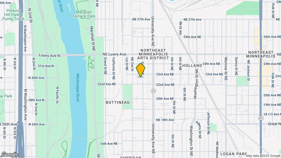 2214 3rd St NE, Unit 1 Mapa y Detalles de la Ubicación