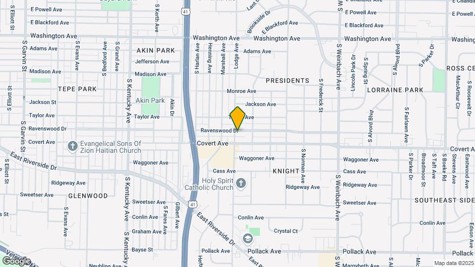 1403 Ravenswood Dr Map and Location Details