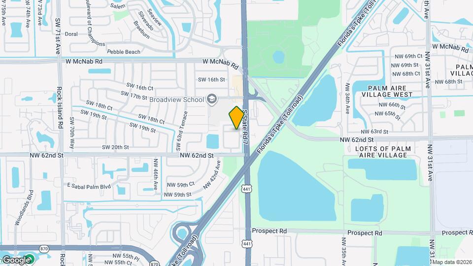 6030 SW 19th Ct Map and Location Details