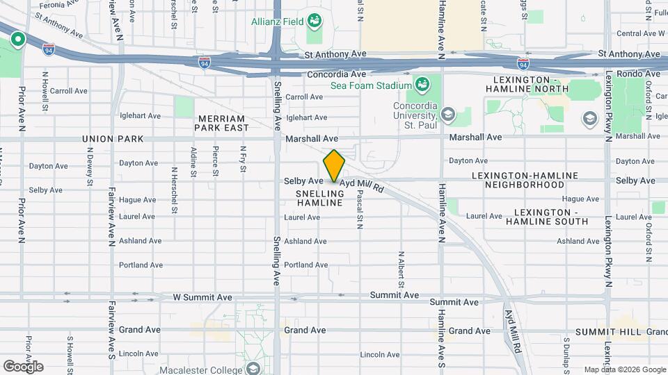 1498 Selby Ave Map and Location Details