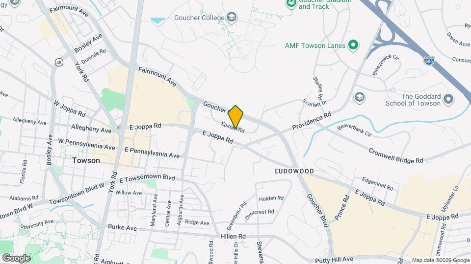 521 Epsom Rd Map and Location Details