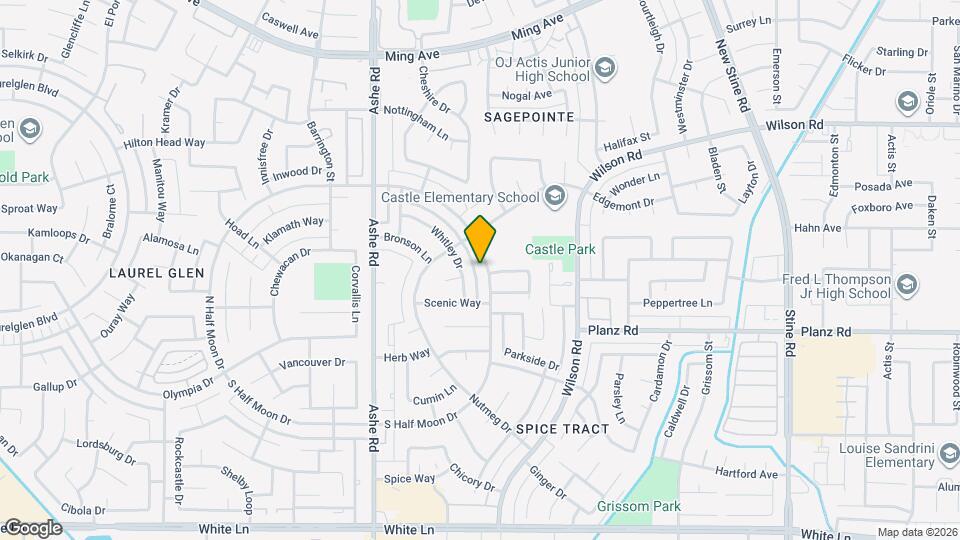 3025 N Half Moon Dr Map and Location Details