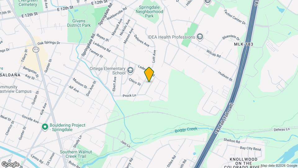 1118 Omega Ave Map and Location Details