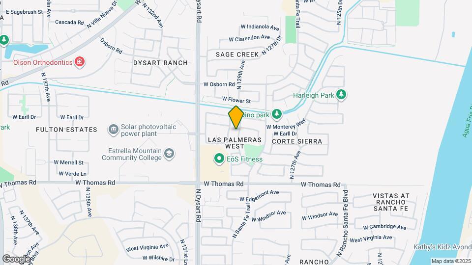 3118 N 129th Dr Mapa y Detalles de la Ubicación