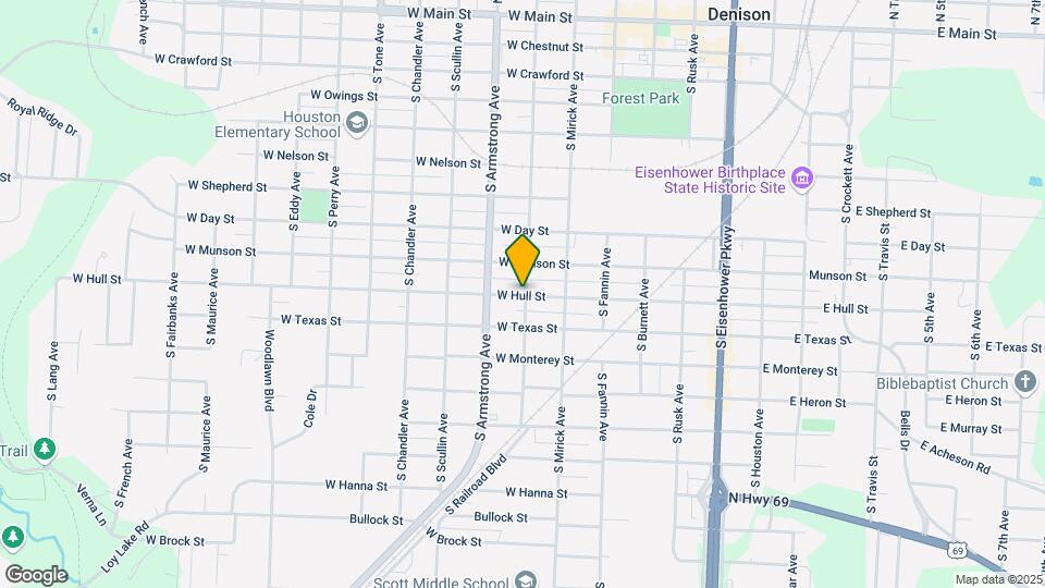 705 W Hull St Map and Location Details