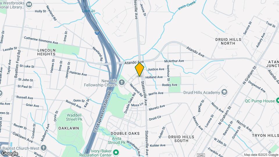 2833 Statesville Ave Map and Location Details