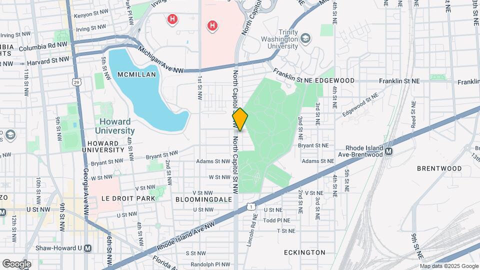 2419 North Capitol St NE Map and Location Details