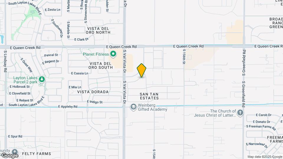 1705 E Nightingale Ln Map and Location Details