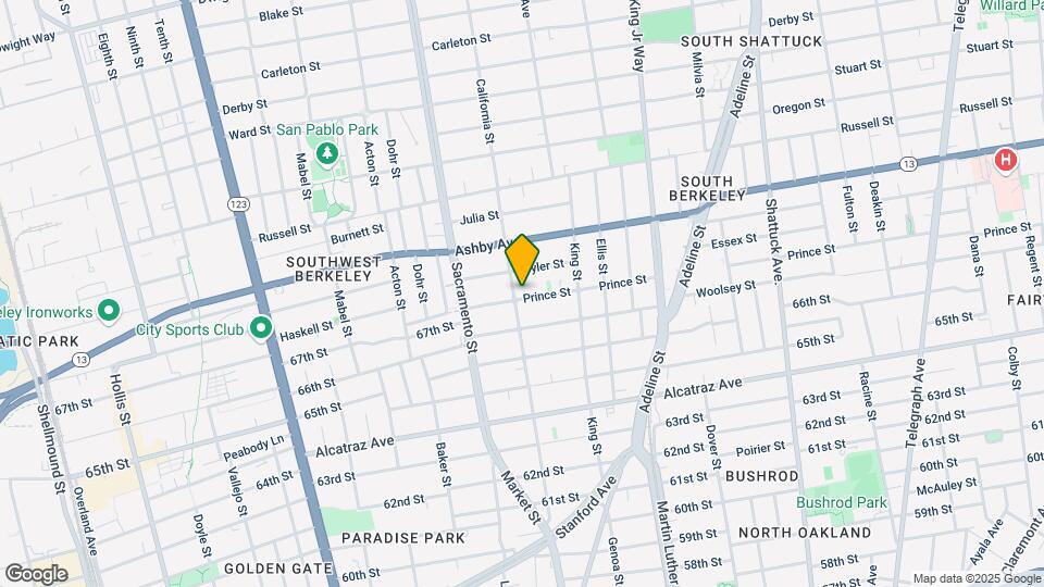1607 Prince St Map and Location Details