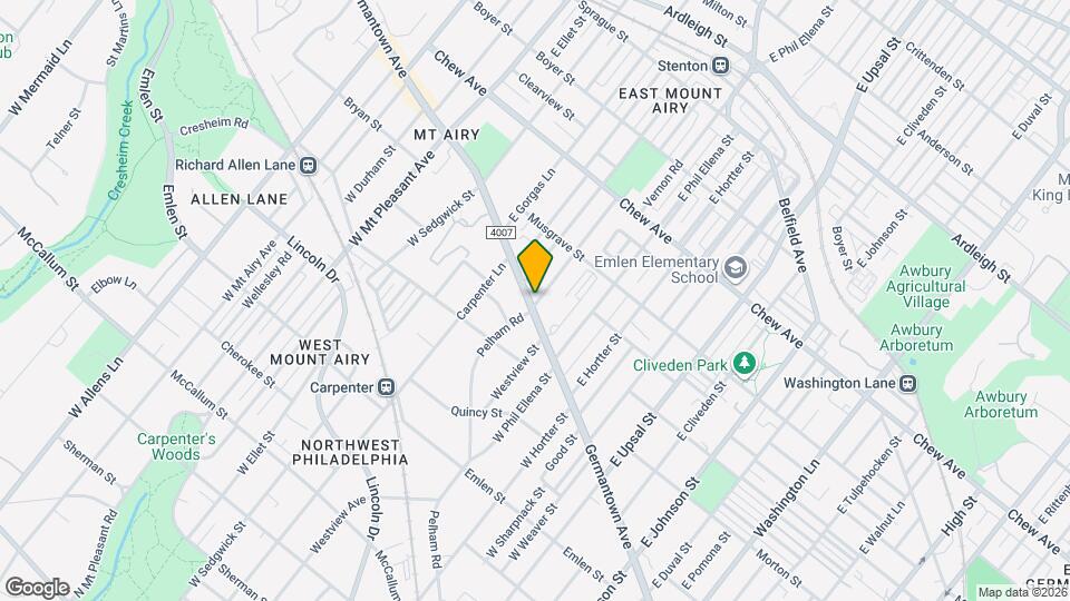 6755 Germantown Ave Map and Location Details