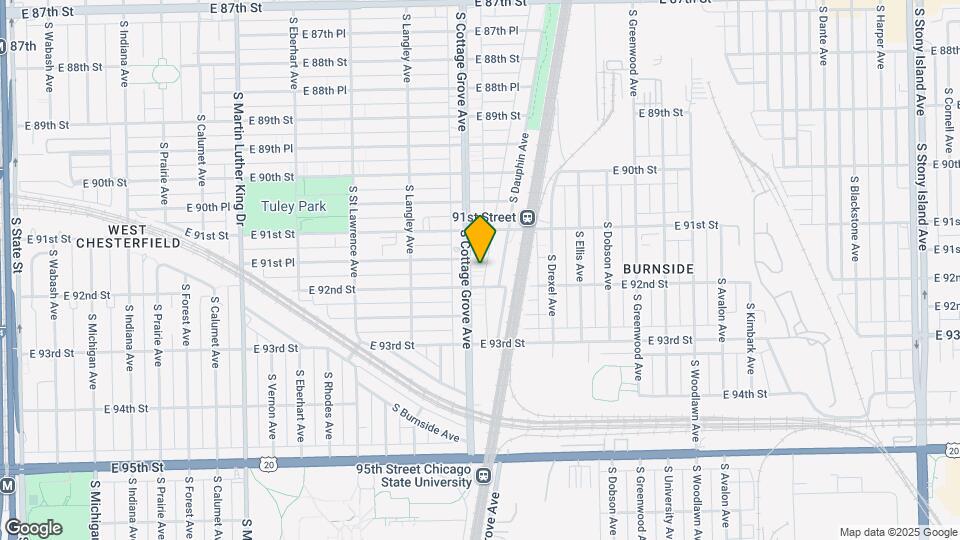 9143 S Cottage Grove Ave Map and Location Details