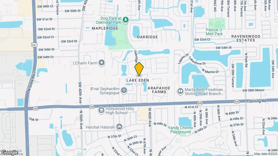 5663 Brookfield Cir W Map and Location Details
