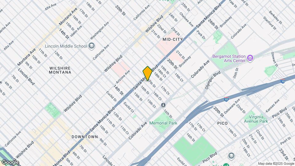 1420 17th St Map and Location Details