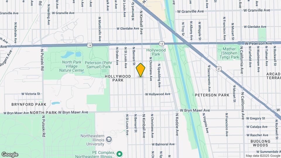 3401-3403 W Ardmore Ave Map and Location Details