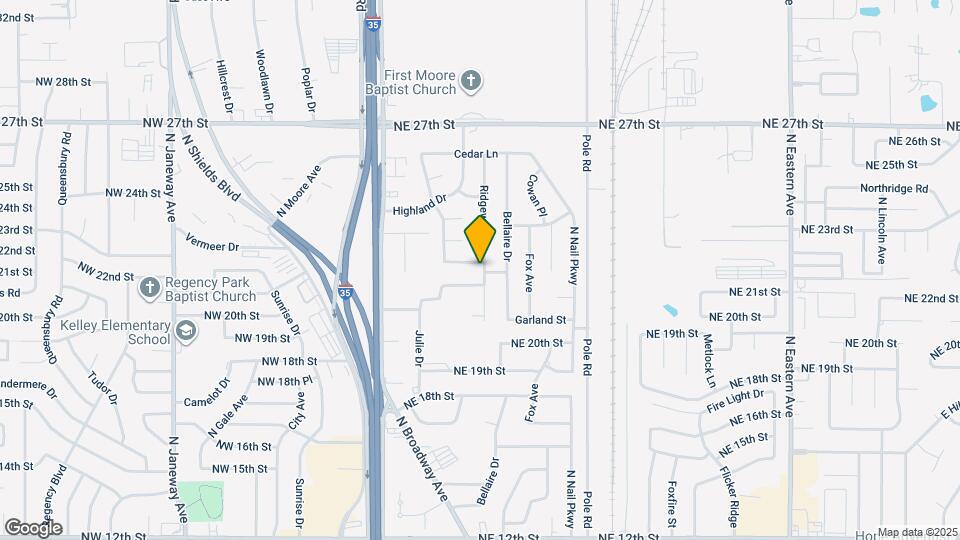 2109 Ridgewood Dr Map and Location Details