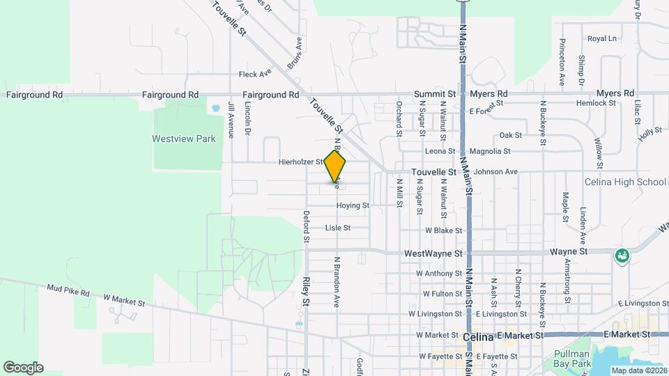 727 N Brandon Ave Map and Location Details