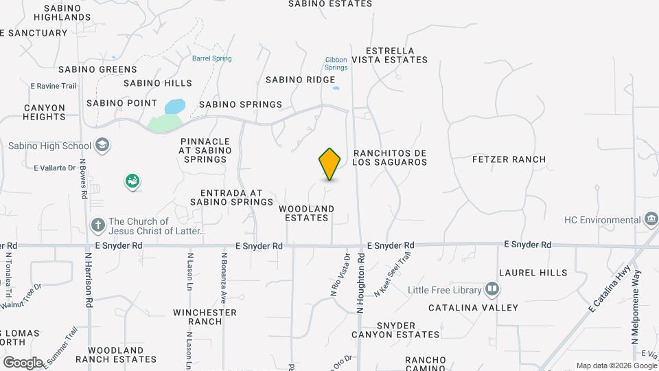10211 E Cadillac Ln, Unit Studio Map and Location Details