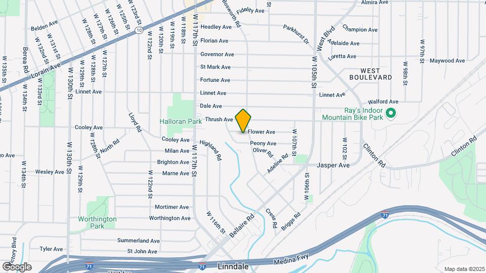 3634 Bosworth Rd Map and Location Details