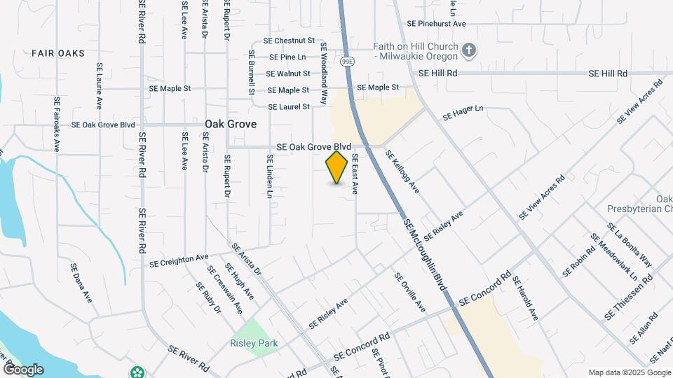 15025 SE East Ave Map and Location Details