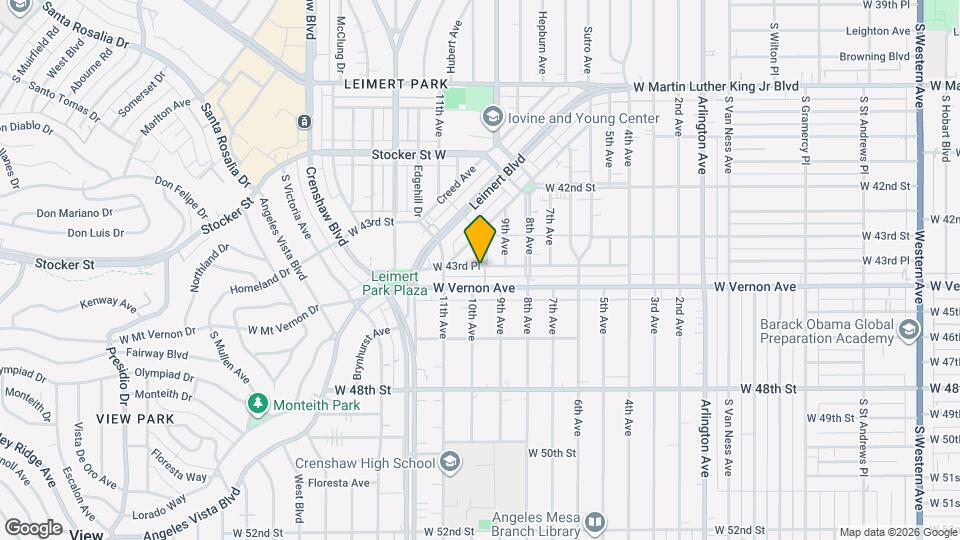 3134 W 43rd Pl Map and Location Details