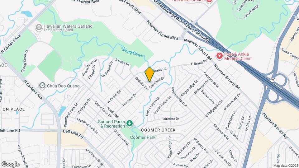 3706 Downs Way Map and Location Details