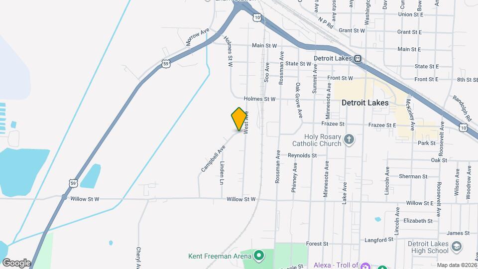 1016 West Ave Mapa y Detalles de la Ubicación