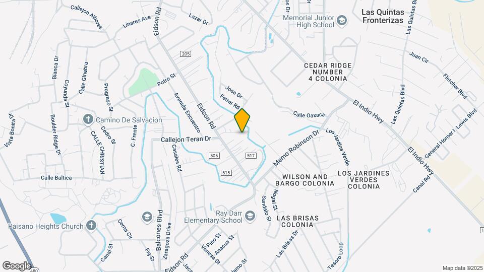 416 J R Rodriguez St Map and Location Details